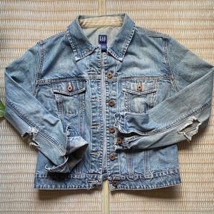 Distressed GAP 1969 Jean Jacket